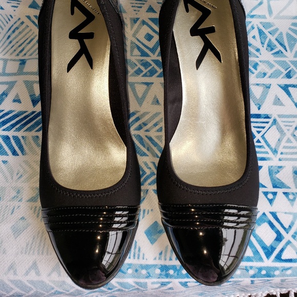 Anne Klein Sport Shoes - Anne Klein Sport Black Patent Wedge Shoes 11 Anne Klein Sport Shoes - Anne Klein Sport Black Patent Wedge Shoes 11